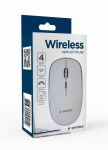 Gembird MUSW-4B-01-W Maus Büro Beidhändig RF Wireless Optisch 1600 DPI