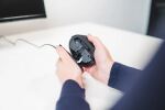 BakkerElkhuizen Oyster Mouse Wireless Maus Büro Beidhändig RF Wireless Laser 1200 DPI
