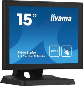iiyama T1532MSC-B5X Computerbildschirm 38,1 cm (15") 1024 x 768 Pixel XGA LED Touchscreen Schwarz