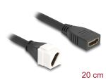 DeLOCK Keystone Modul Kabel HDMI Buchse zu Buchse...