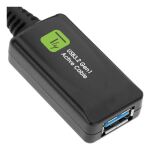 Techly ICUR3050G USB Kabel USB 3.2 Gen 1 (3.1 Gen 1) 5 m USB A Schwarz