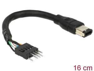 DELOCK FireWire-Kabel FW400 6Pin -> Pfostenstecker St