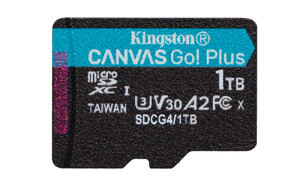 Kingston Technology 1TB microSDXC Canvas Go Plus Gen4 200R A2 U3 Einzelpaket ohne ADP