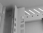 Lanberg WF11-3306-10S Rack 6U Wandmontiertes Regal Grau