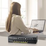 Zyxel GS1915-8 Managed L2 Gigabit Ethernet (10/100/1000) Schwarz