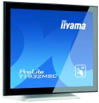 iiyama ProLite T1932MSC-W5AG Computerbildschirm 48,3 cm (19") 1280 x 1024 Pixel LED Touchscreen Multi-Nutzer Schwarz, Weiß