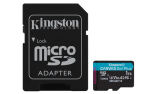Kingston Technology 1TB microSDXC Canvas Go Plus Gen4 200 MB/s A2 U3 V30-Karte + Adapter