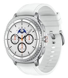 Samsung Galaxy Watch 8 Classic 3,3 cm (1.3") AMOLED 46 mm Digital 438 x 438 Pixel Touchscreen 4G Silber WLAN GPS