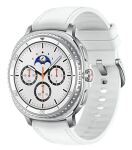 Samsung Galaxy Watch 8 Classic 3,3 cm (1.3") AMOLED 46 mm Digital 438 x 438 Pixel Touchscreen 4G Silber WLAN GPS