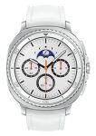 Samsung Galaxy Watch 8 Classic 3,3 cm (1.3") AMOLED 46 mm Digital 438 x 438 Pixel Touchscreen 4G Silber WLAN GPS