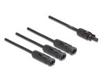 DELOCK DL4 Solar Splitter Kabel 1XBuchse zu 3xStecker 35cm