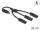 DELOCK DL4 Solar Splitter Kabel 1XBuchse zu 3xStecker 35cm