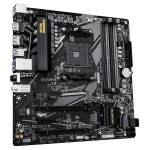GIGABYTE B550M DS3H AC R2 Mainboard – AMD Ryzen 5000 Prozessoren, 5+3 Phasen VRM, bis zu 4733 MHz DDR4 (O.C.), 1x PCIe 4.0 + 1x PCIe 3.0 M.2, Wi-Fi 5, 1 GbE LAN, USB 3.2 Gen 1