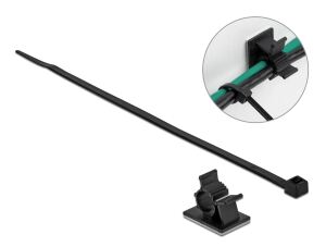 DELOCK Kabelklemme 25 x 18 mm mit KBI L 300 x B 4,8 mm