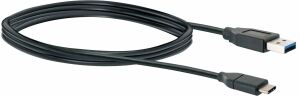 Schwaiger CK 3141 USB Kabel USB 3.2 Gen 1 (3.1 Gen 1) 1 m USB A USB C 5 Gbit/s Schwarz