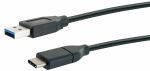 Schwaiger CK 3141 USB Kabel USB 3.2 Gen 1 (3.1 Gen 1) 1 m USB A USB C 5 Gbit/s Schwarz