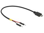 DELOCK Stromkabel USB Micro-B auf 2x Pfostenstecker 20cm