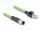 DeLOCK M12 Kabel D-kodiert 4 Pin Stecker zu RJ45 Stecker PUR (TPU) 5 m