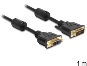 DeLOCK DVI-D/DVI-D 1m DVI-Kabel Schwarz