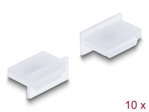 DeLOCK Staubschutz für HDMI A Buchse ohne Griff 10 Stück transparent