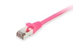 Equip Cat.6A S/FTP Patchkabel, 0.5m, Pink