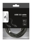 Gembird CCP-USB3-AMCM-6 USB Kabel USB 3.2 Gen 1 (3.1 Gen 1) 1,8 m USB C USB A Schwarz
