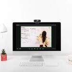 LogiLink Konferenz HD-USB-Webcam, 100°, Dual-Mikrofon, manueller Fokus