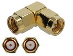 DELOCK Adapter SMA Stecker zu RP-SMA Stecker 90° 10 GHz