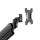 Neomounts DS70-450BL1 Monitorarm 17-42" - Gasfeder - Topfix - 180°-Stopp