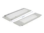 DELOCK 10" Kabelmanagement Bürstenleiste 2 HE grau