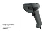Safescan 310-W Tragbares Barcodelesegerät 1D/2D CMOS Schwarz, Grau
