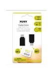 Port Designs 900142 Kabeladapter USB-C USB-A Schwarz