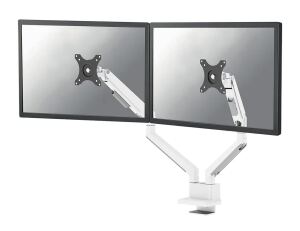 Neomounts DS70-250WH2 Monitorarm 17-32" - Gasfeder - Topfix - 180°-Stopp