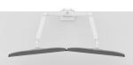 Neomounts DS70-250WH2 Monitorarm 17-32" - Gasfeder - Topfix - 180°-Stopp