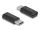 DeLOCK Adapter SuperSpeed USB 10 Gbps (USB 3.2 Gen 2) USB Type-C Stecker zu Buchse Portschoner schwarz