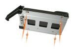 Icy Dock MB994TK-B Hard Drive Backplane Speicherlaufwerkbehälter Schwarz, Silber