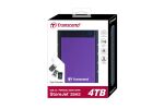 Transcend StoreJet 25H3 Externe Festplatte 4 TB 2.5" USB 3.2 Gen 1 (3.1 Gen 1) Schwarz, Violett