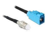 DELOCK HF Kabel FME -> FAKRA Z Bu/Bu 0.20m