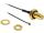 DeLOCK 88458 Signalkabel 0,1 m Schwarz, Gold, Grau, Rot, Silber