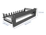 DELOCK 19" Schutzschalterleiste mit Abdeckung,...