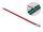 DELOCK Edelstahlkabelbinder L 500 x B 7,9 mm rot 10 Stück