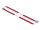 DELOCK Edelstahlkabelbinder L 500 x B 7,9 mm rot 10 Stück