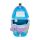 Herlitz SoftLight GREENline Little Monster Schulranzen-Set Mädchen Polyester Blau, Lila, Gelb
