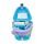 Herlitz SoftLight GREENline Little Monster Schulranzen-Set Mädchen Polyester Blau, Lila, Gelb