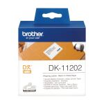 Brother DK-11202 Etiketten erstellendes Band Schwarz auf weiss