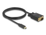DELOCK Kabel USB Type-C St > VGA St (DP Alt Mode) 1m schwarz
