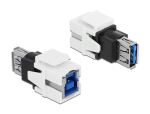 DELOCK Keystone Modul USB 3.0 A Buchse > USB 3.0 B Buchse W