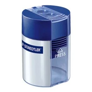 Staedtler 512 001 Anspitzer Manueller Bleistiftspitzer Blau, Silber