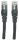 Intellinet Netzwerkkabel, Cat6, U/UTP, CCA, Cat6-kompatibel, RJ45-Stecker/RJ45-Stecker, 1,0 m, schwarz