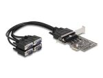DELOCK PCI Express Karte zu 4 x Seriell RS-232